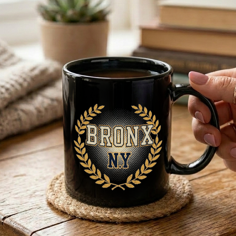 Vintage Bronx New York Emblem Mug