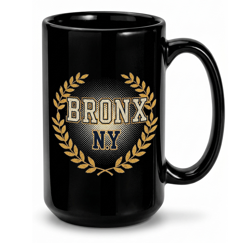 Vintage Bronx New York Emblem Mug