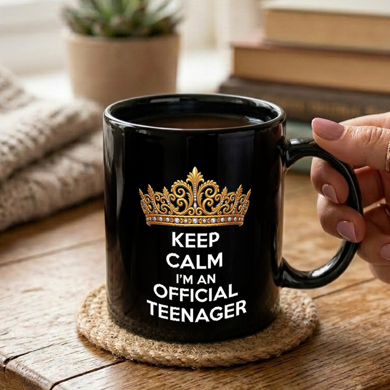 Official Teenager Golden Tiara Mug
