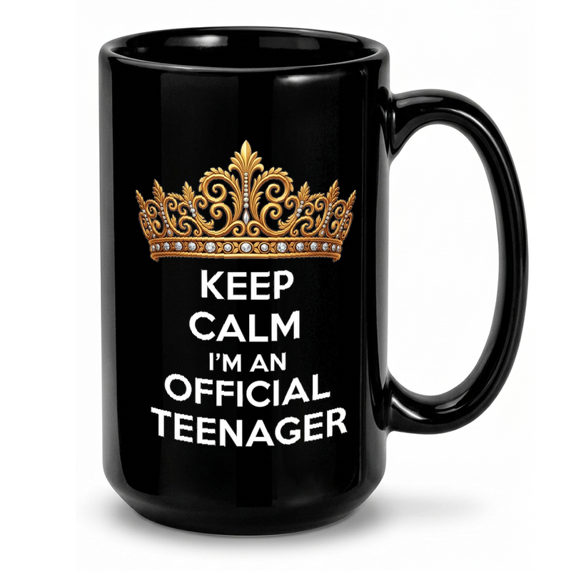 Official Teenager Golden Tiara Mug