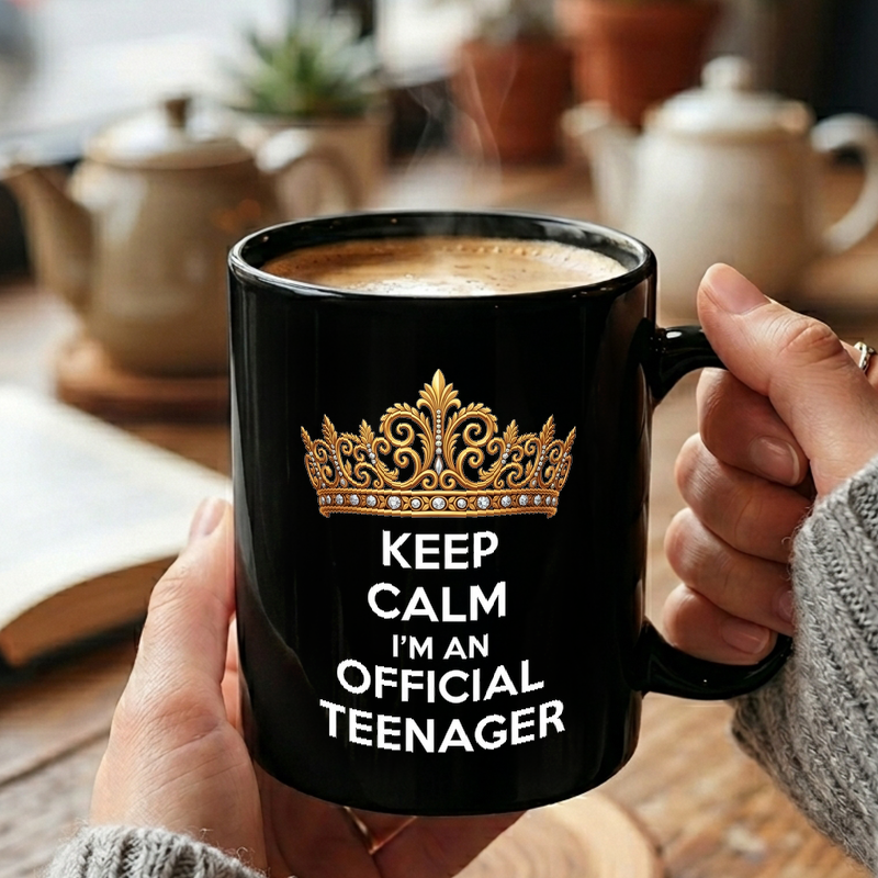 Official Teenager Golden Tiara Mug
