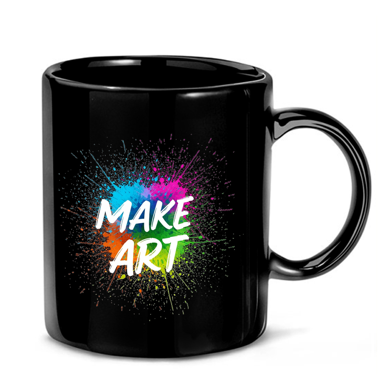Make Art Paint Splatter Mug
