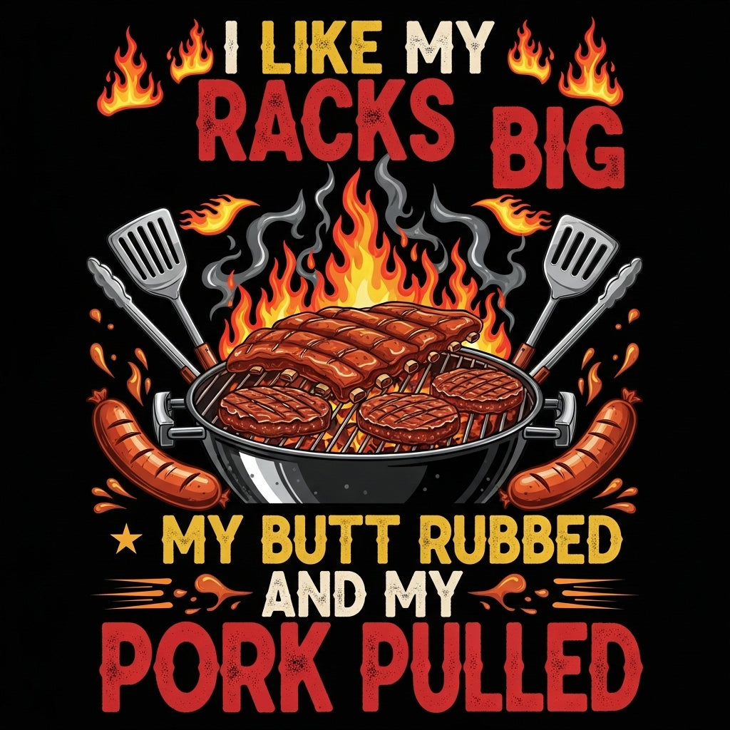 BBQ Grill & Ribs Graphic Mug