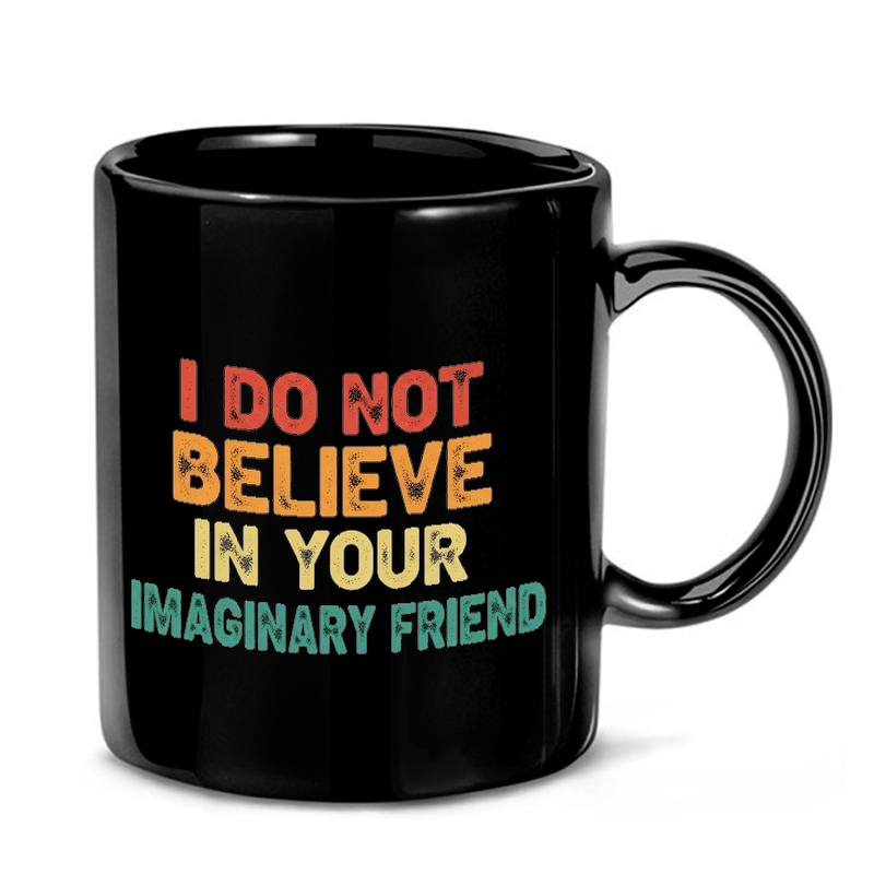 Atheist Typography Design Mug