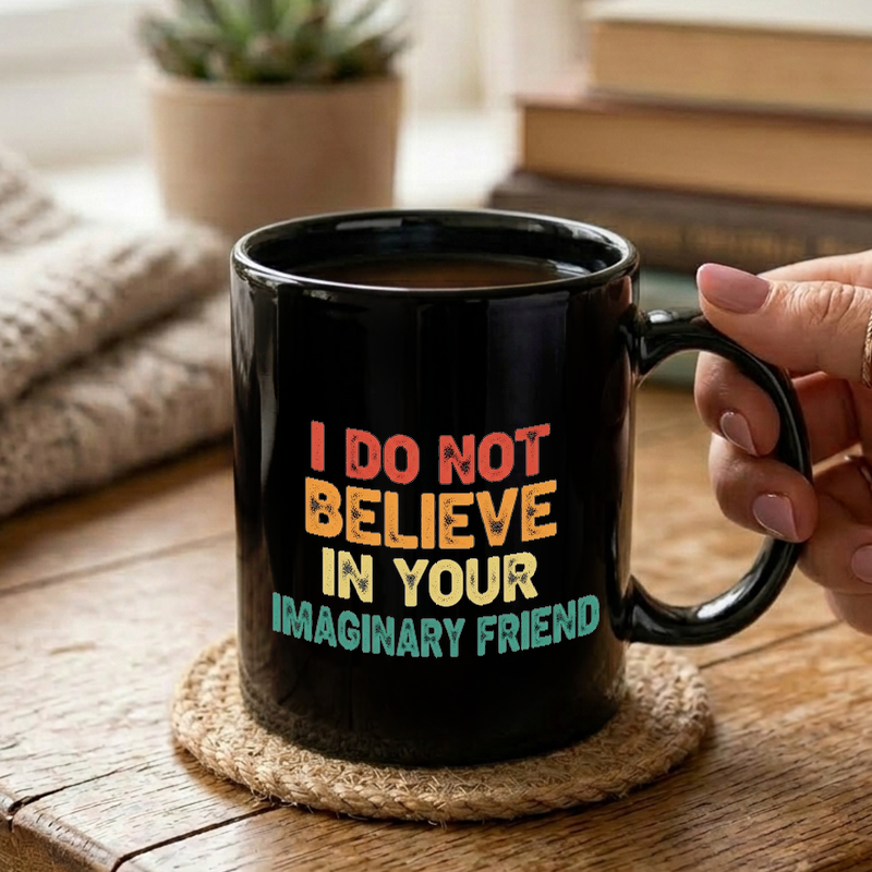 Atheist Typography Design Mug