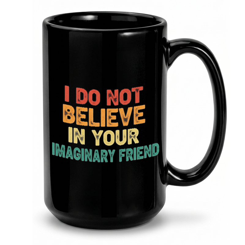 Atheist Typography Design Mug