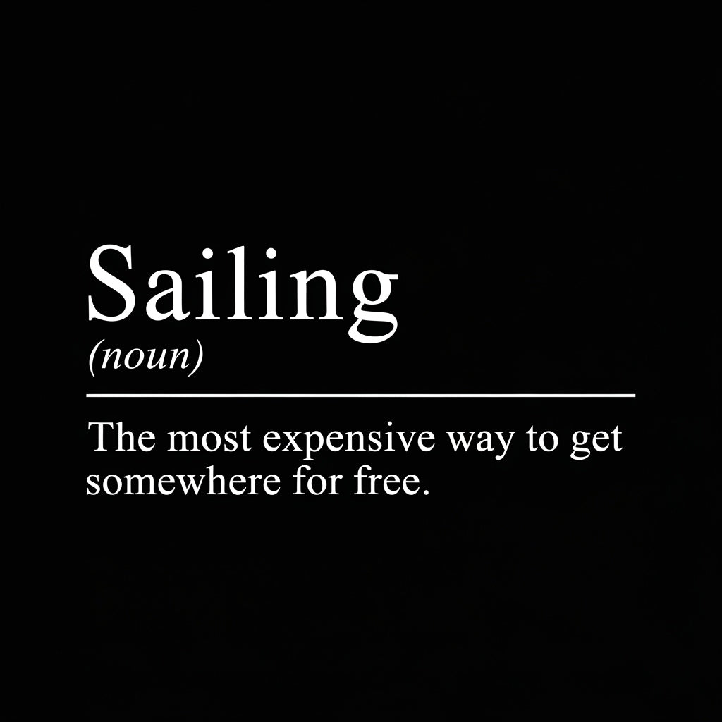 Sailing Definition Typography Mug