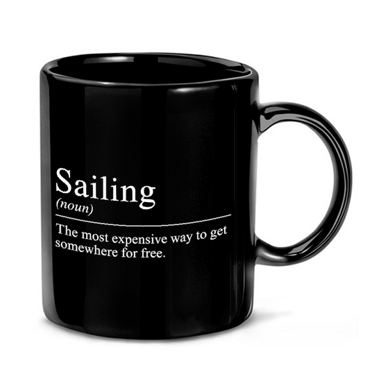 Sailing Definition Typography Mug