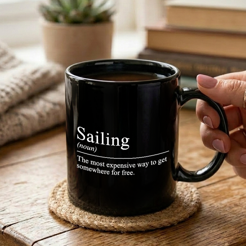 Sailing Definition Typography Mug