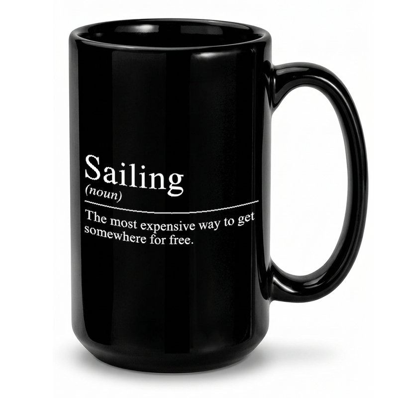Sailing Definition Typography Mug