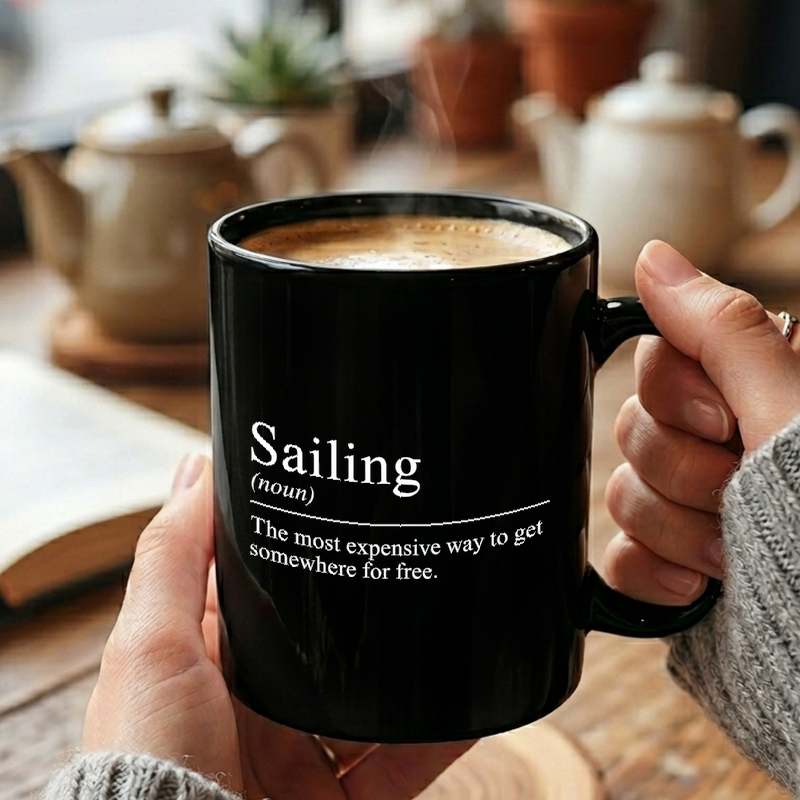 Sailing Definition Typography Mug