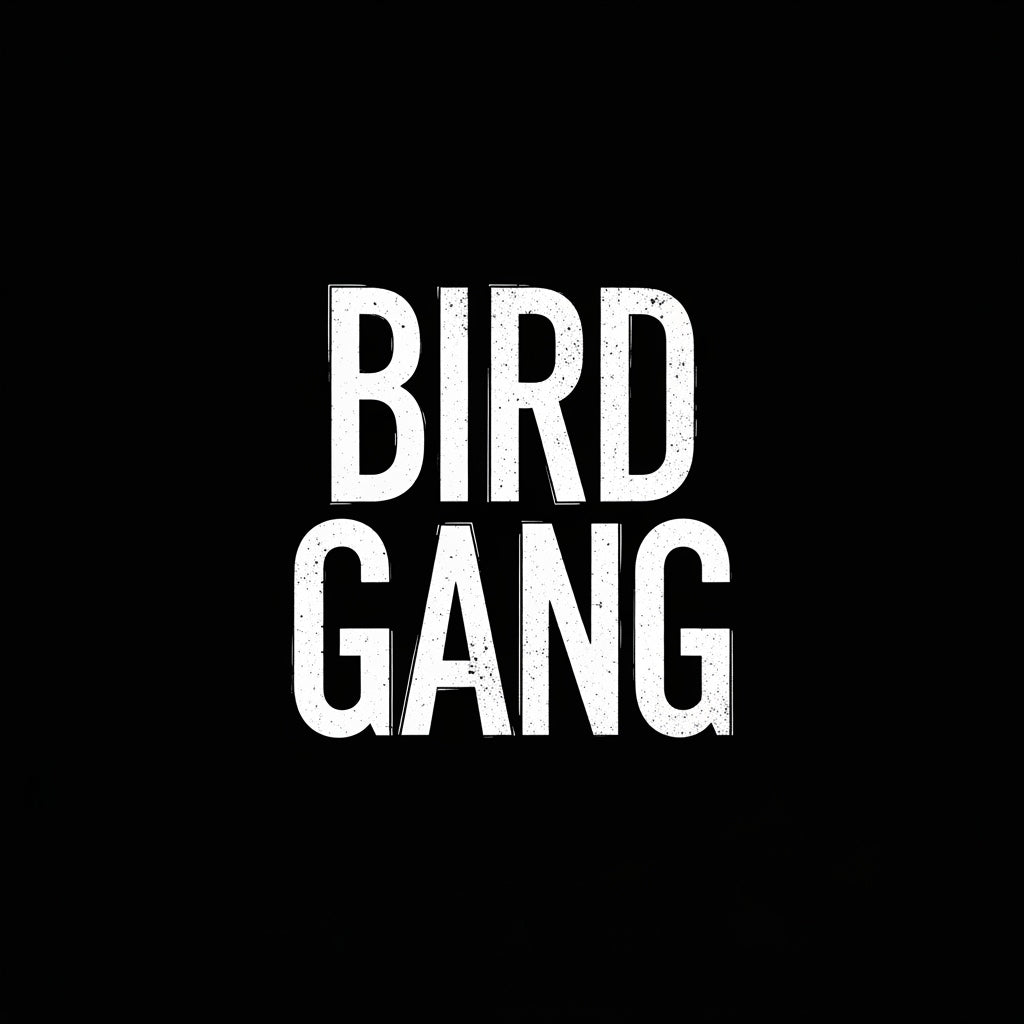 Bird Gang Typography Mug