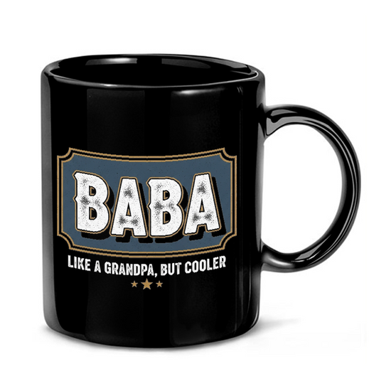 Baba - Cool Grandfather Design Mug