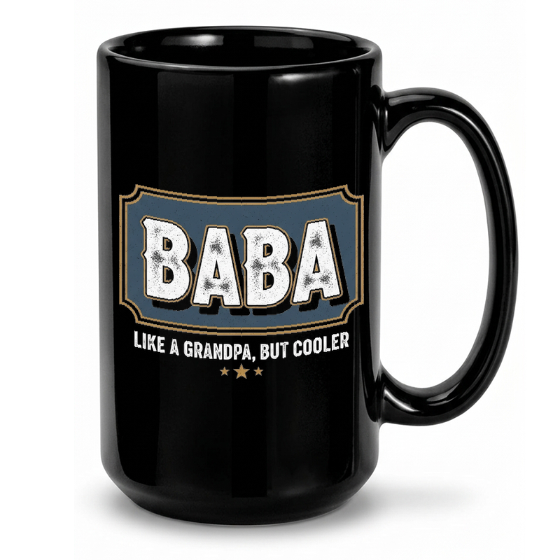 Baba - Cool Grandfather Design Mug