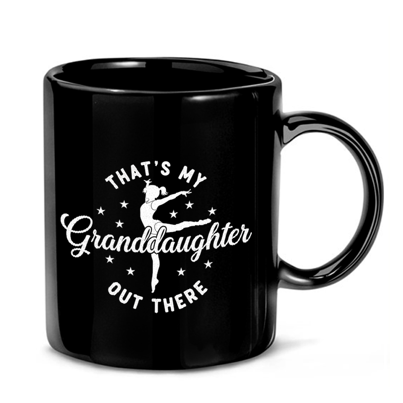 Gymnast Granddaughter Silhouette Mug