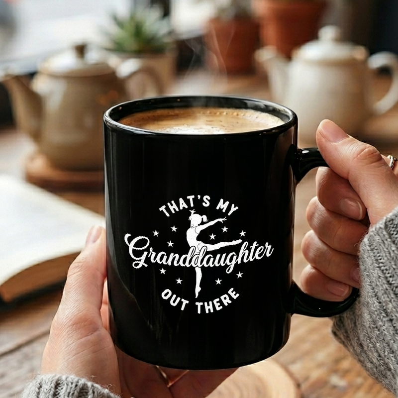 Gymnast Granddaughter Silhouette Mug