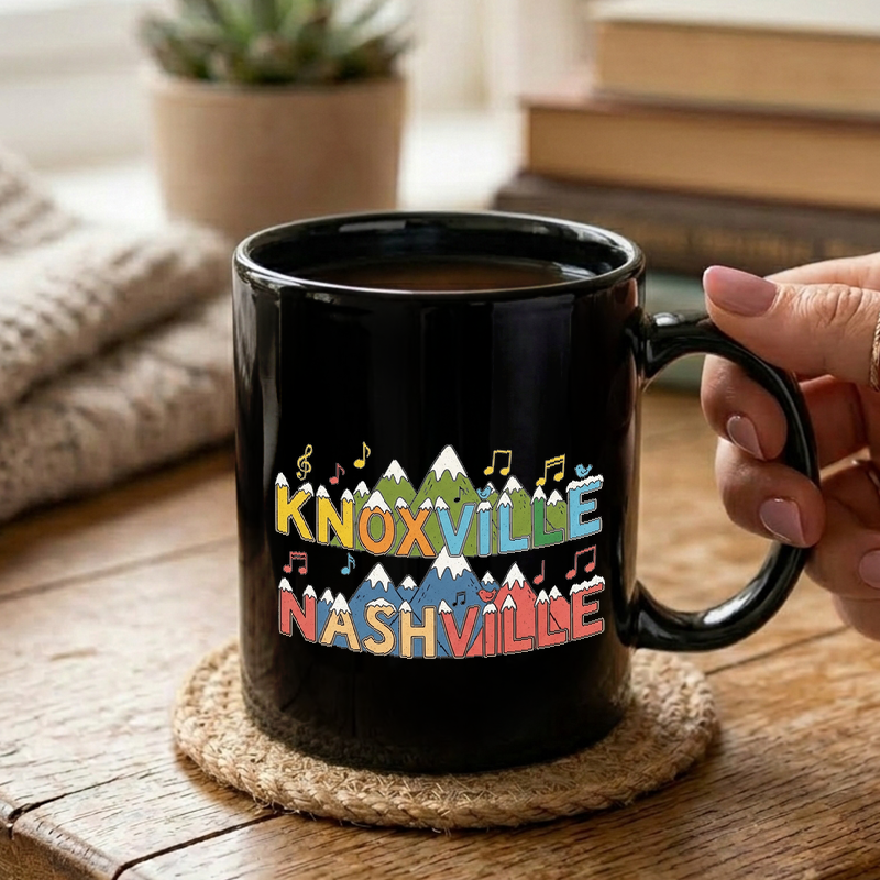 Knoxville Nashville Cityscape Mug
