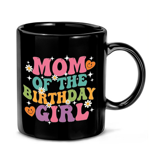 Groovy Mom Birthday Design Mug
