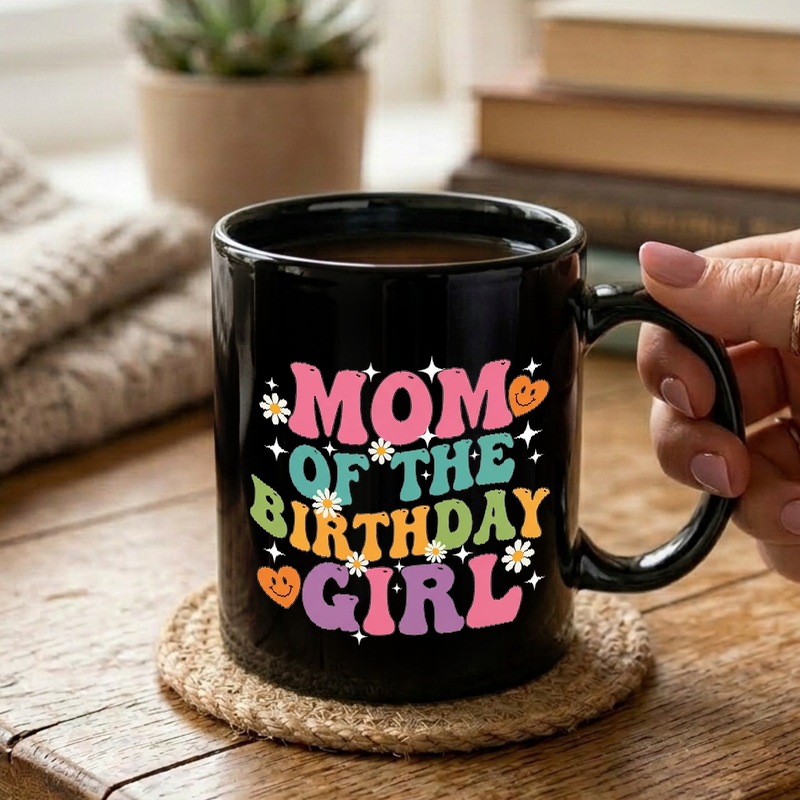 Groovy Mom Birthday Design Mug