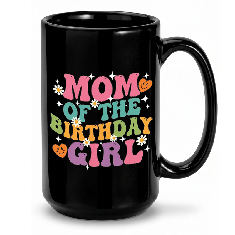 Groovy Mom Birthday Design Mug