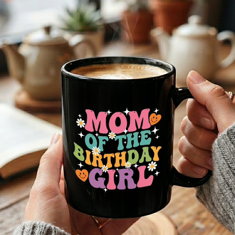 Groovy Mom Birthday Design Mug