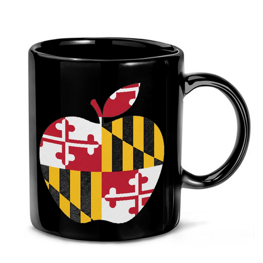 Maryland Flag Apple Design Mug