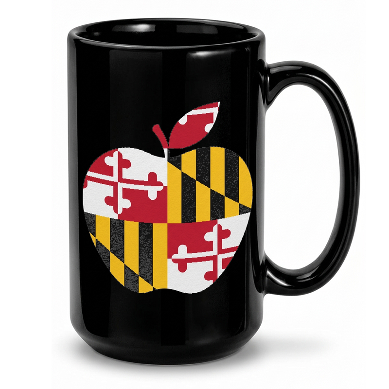 Maryland Flag Apple Design Mug