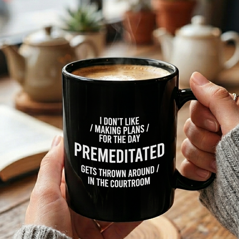 Sarcastic Plans Premeditated Mug