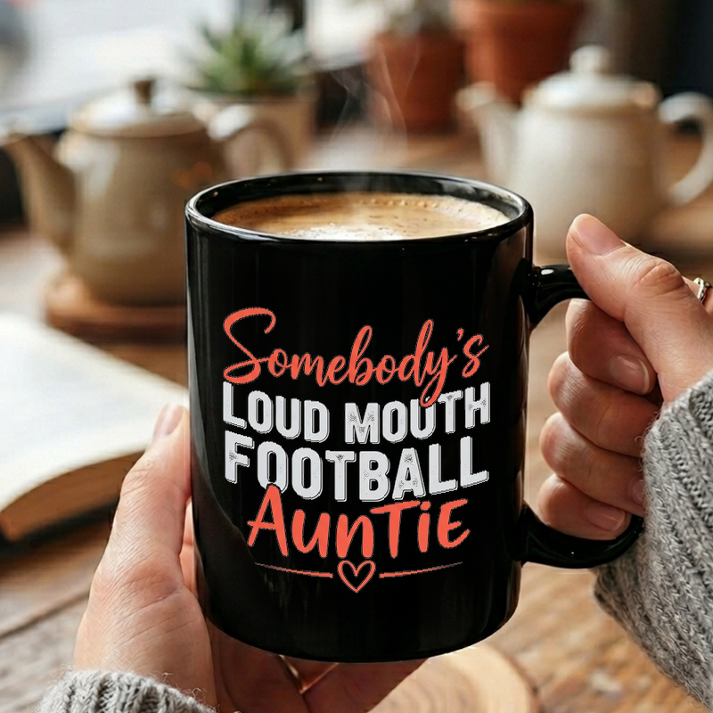 Loud Mouth Football Auntie Mug