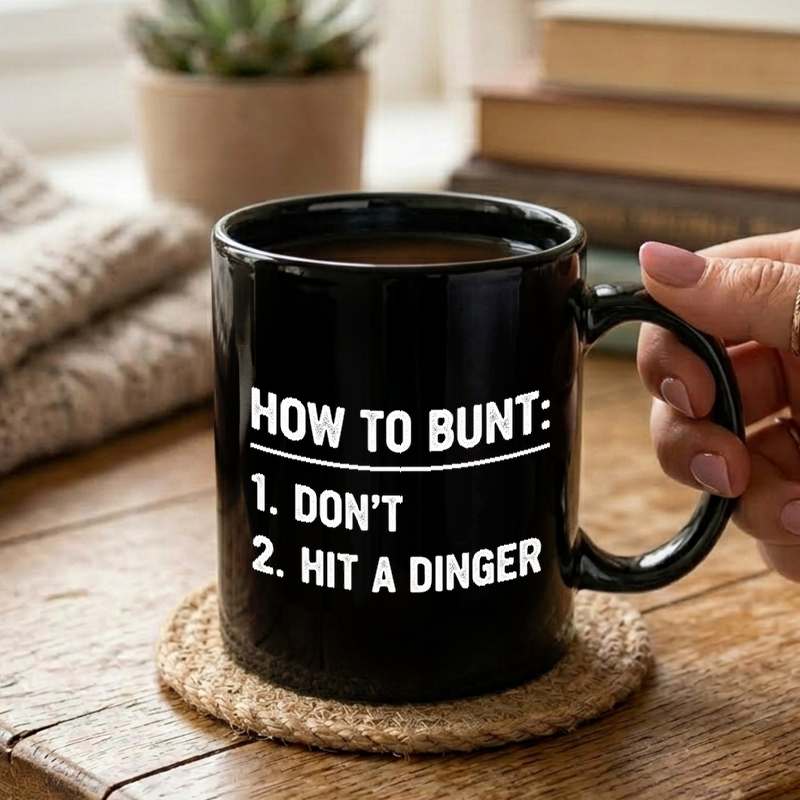 Baseball Bunting Humor Mug