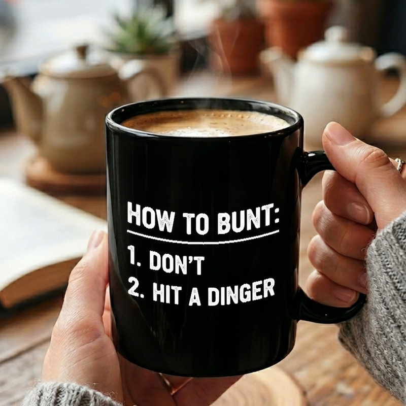 Baseball Bunting Humor Mug