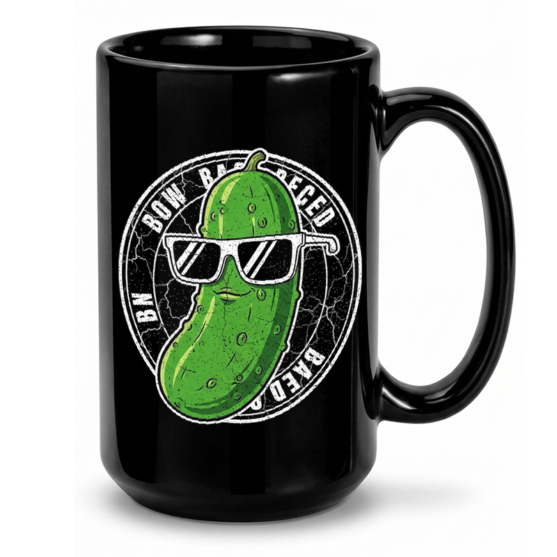Cool Pickle with Sunglasses Mug