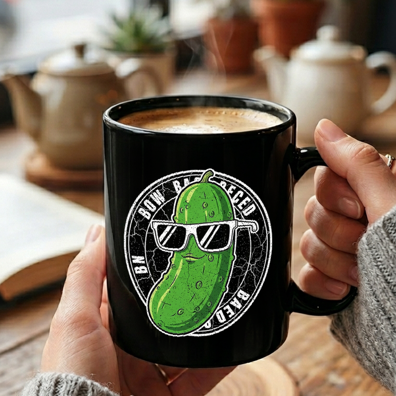 Cool Pickle with Sunglasses Mug