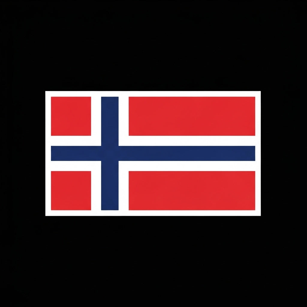 Pixelated Norwegian Flag Mug