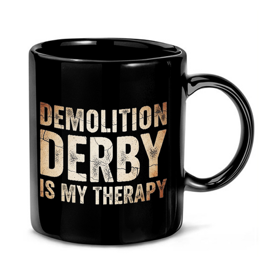 Demolition Derby Therapy Mug