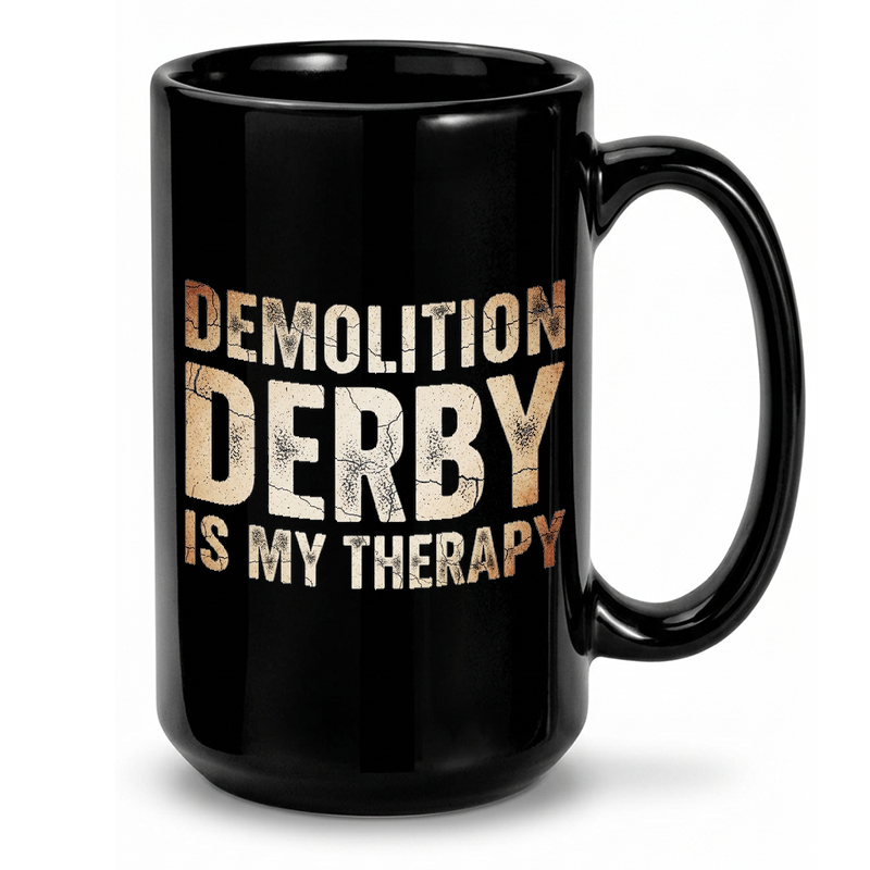 Demolition Derby Therapy Mug