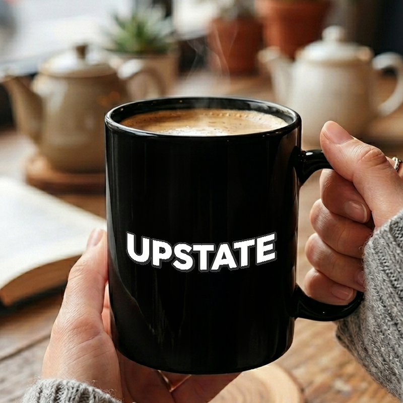 Upstate Typographic Design Mug
