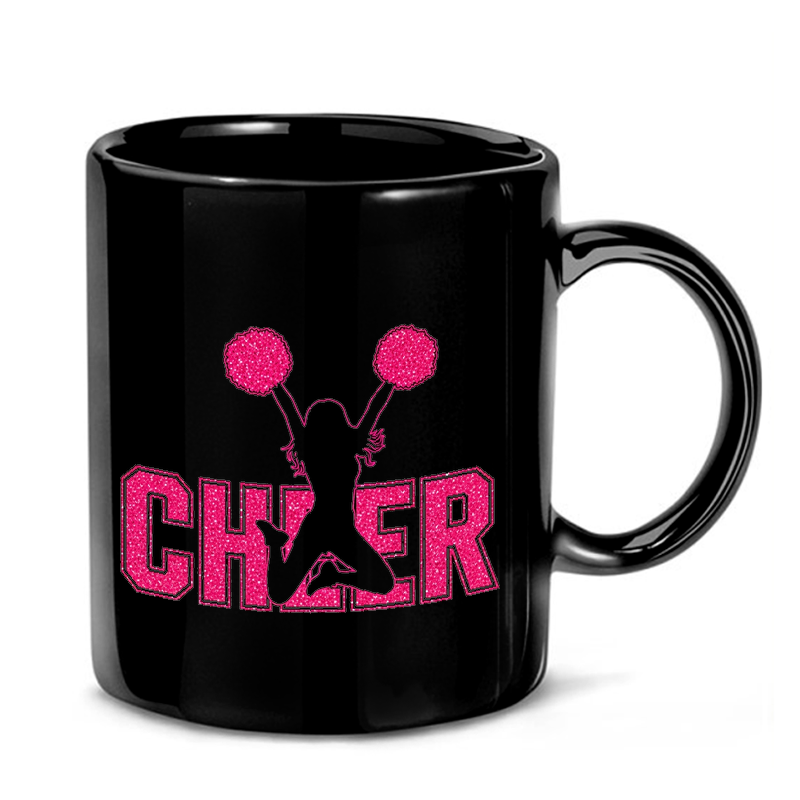 Sparkly Cheerleader Graphic Mug