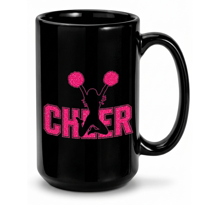 Sparkly Cheerleader Graphic Mug