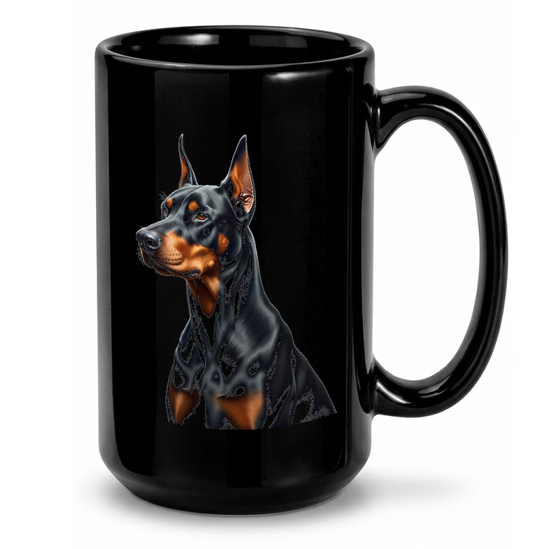 Proud Doberman Pinscher Portrait Mug