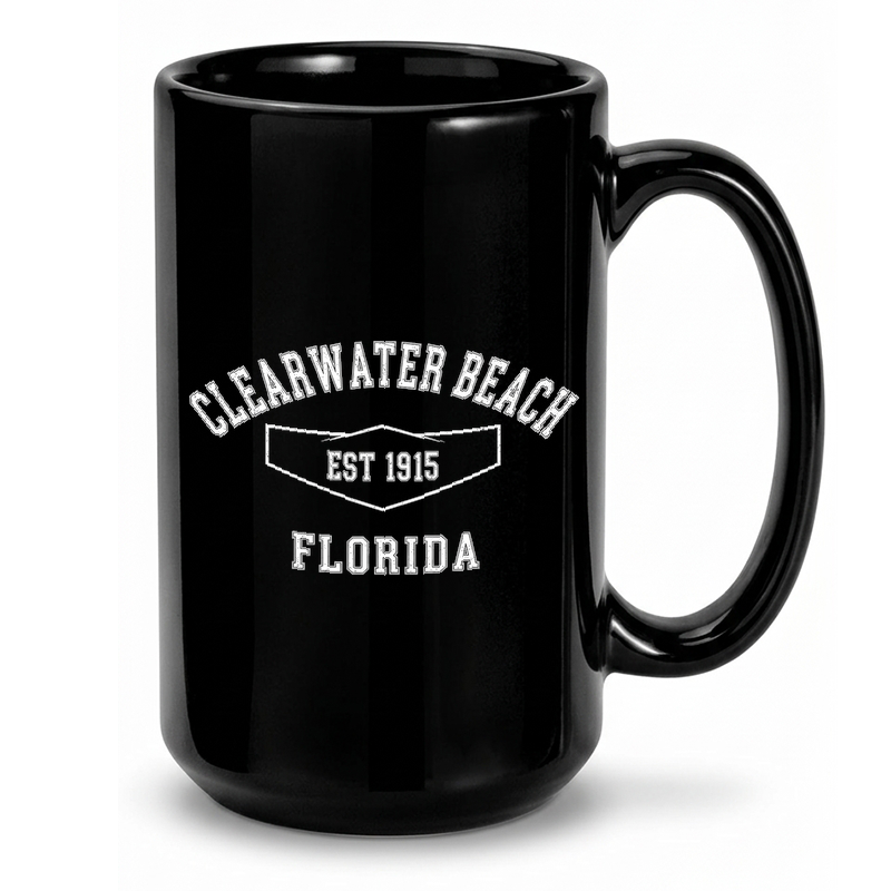 Clearwater Beach Vintage Design Mug