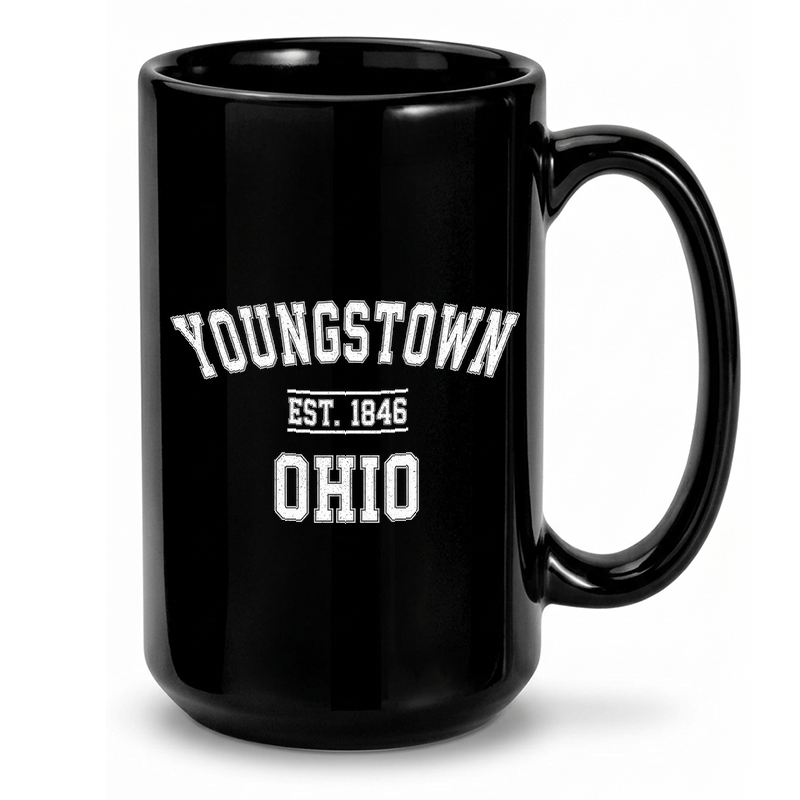Youngstown Ohio Vintage Text Mug