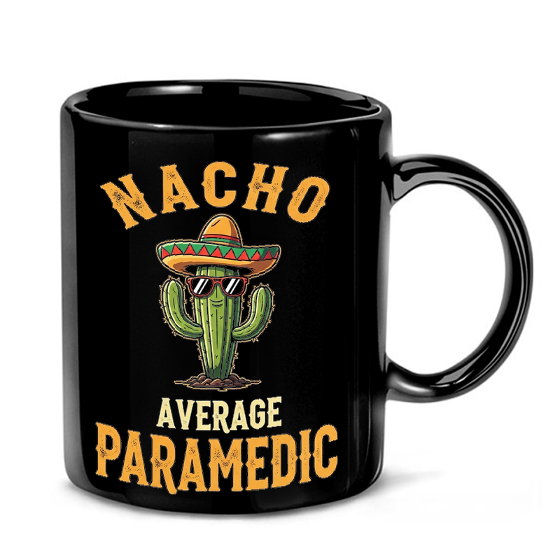 Cactus Paramedic Illustration Mug