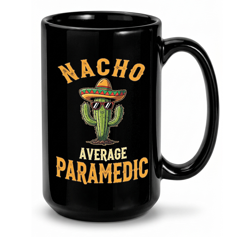 Cactus Paramedic Illustration Mug