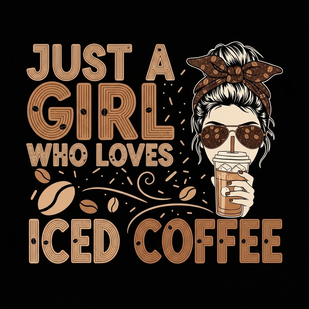 Iced Coffee Girl Graphic Mug