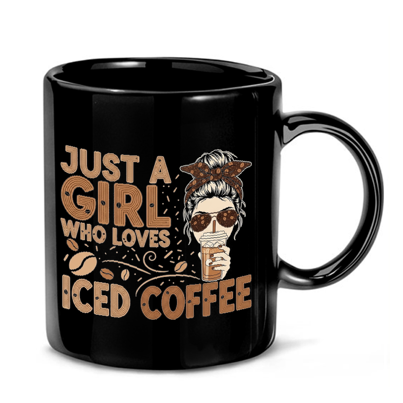 Iced Coffee Girl Graphic Mug