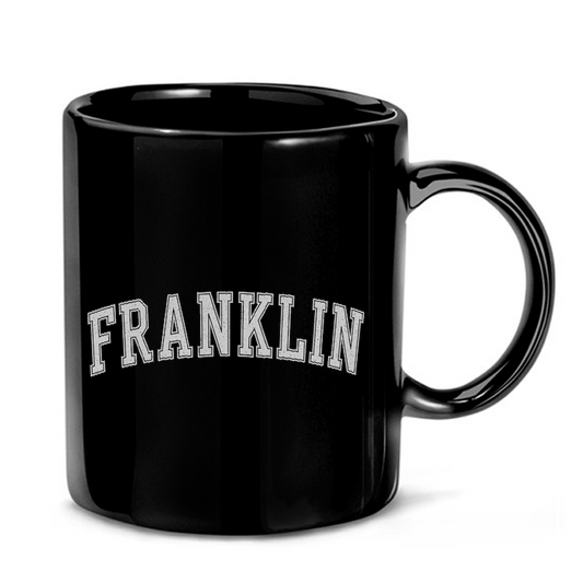 Franklin Tennessee Vintage Text Mug
