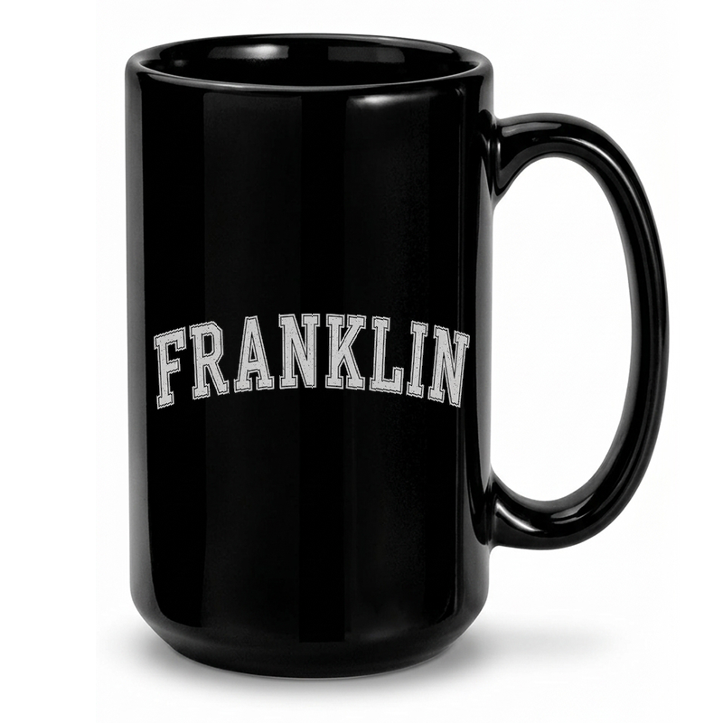 Franklin Tennessee Vintage Text Mug