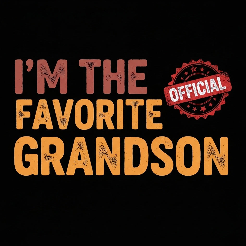 Favorite Grandson Typography Mug