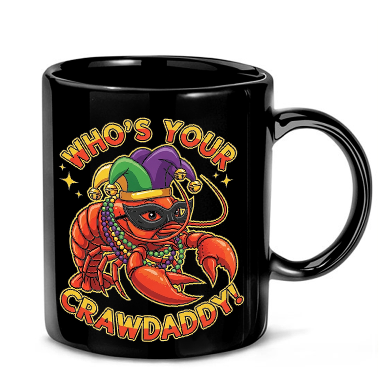 Mardi Gras Crawfish Celebration Mug